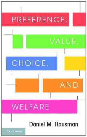 Preference, Value, Choice, and Welfare