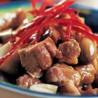 白果炒牛肉